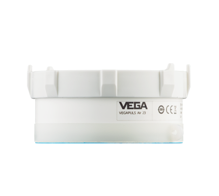 VEGA VEGAPULS Air 23 wireless radar level sensor on Xontrols with a white housing and mounting bracket for remote tank level monitoring