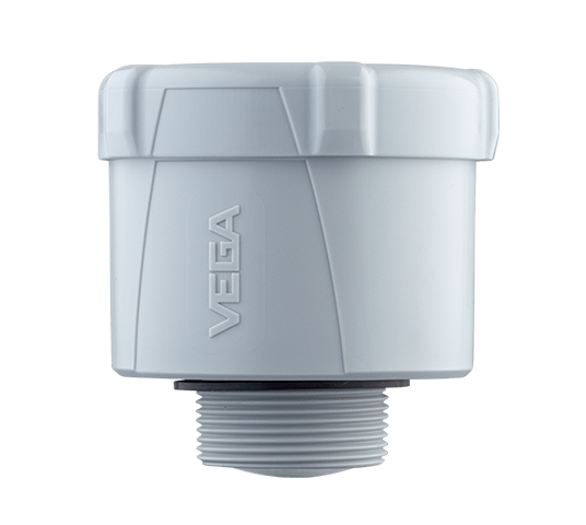 F-VEGAPULS-Air-41 VEGA VEGAPULS Air 41 wireless radar level sensor on Xontrols with a compact grey housing and threaded process connection for remote level monitoring